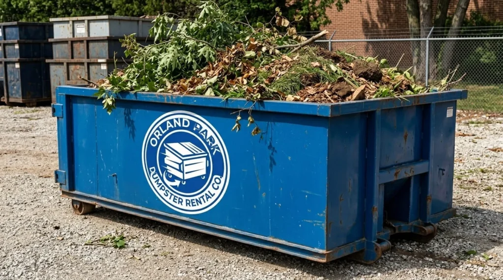 Yard Waste Dumpster Rental Orland Park-img